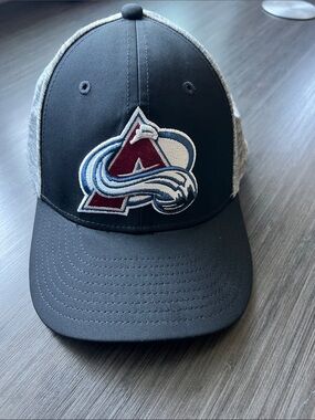 NHL Youth Flex Cap - Black, Gray & Blue
